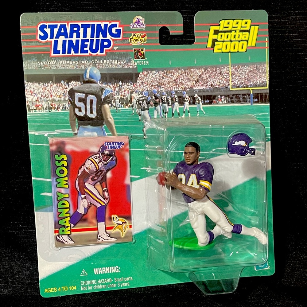 1999-00 Starting Lineup RANDY MOSS Minnesota Vikings Rookie Figure